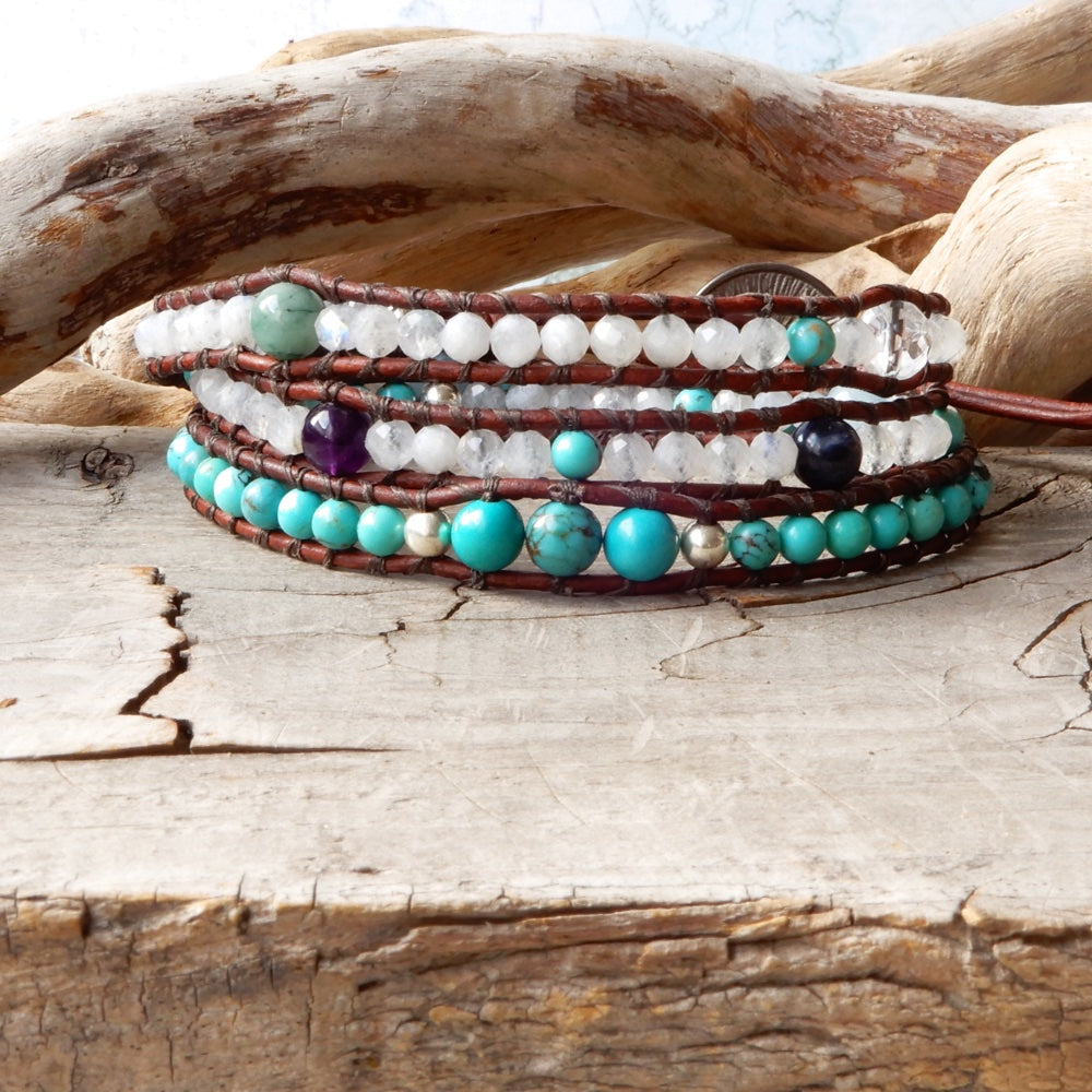 LEATHER WRAP BRACELETS