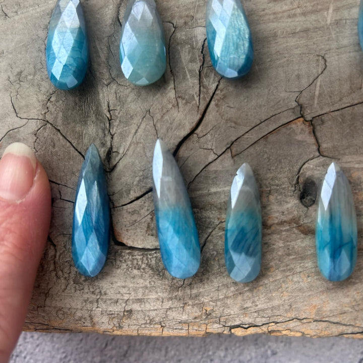 SILVER BLUE MOONSTONE NECKLACE