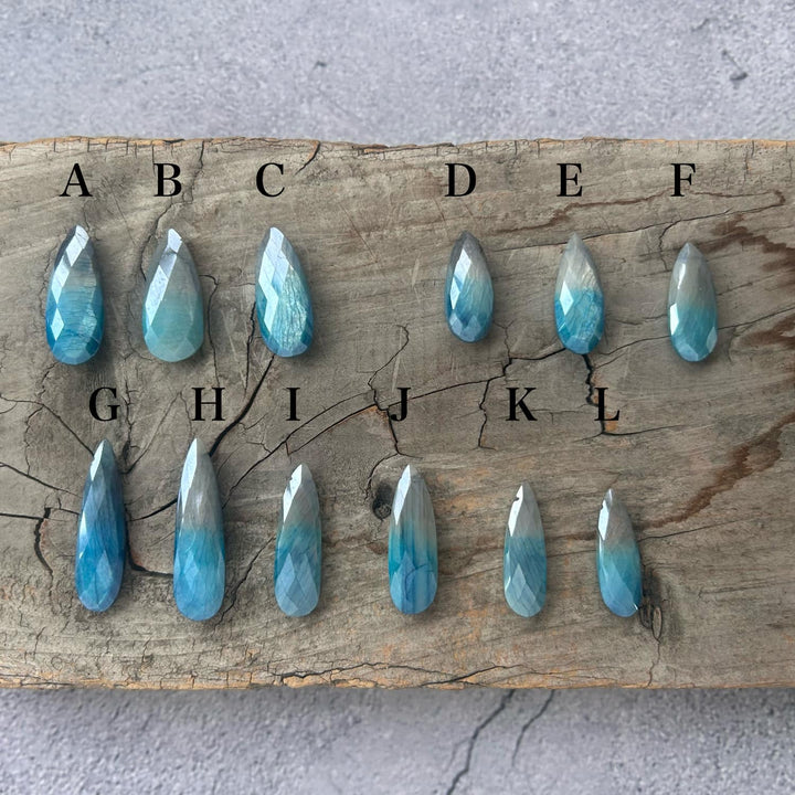 SILVER BLUE MOONSTONE NECKLACE
