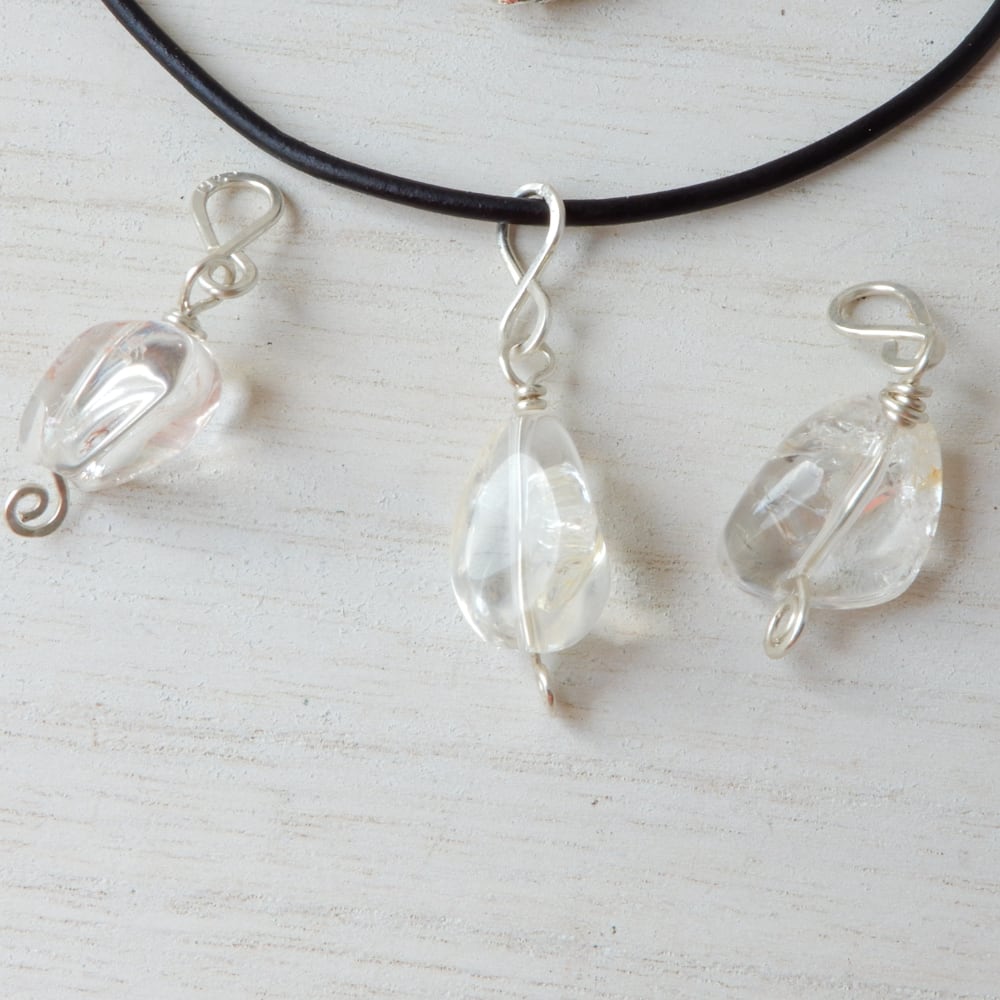 hematite crystal quartz stones