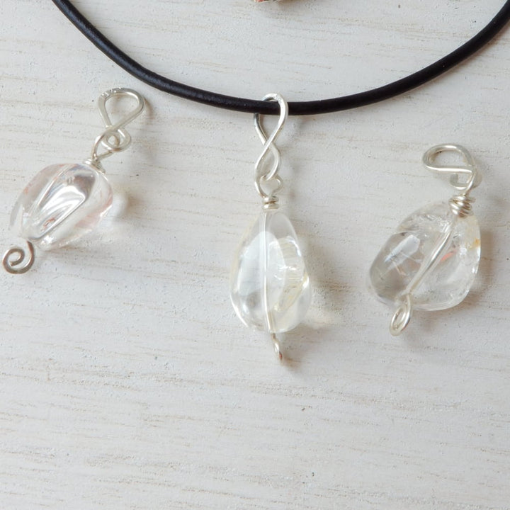 hematite crystal quartz stones