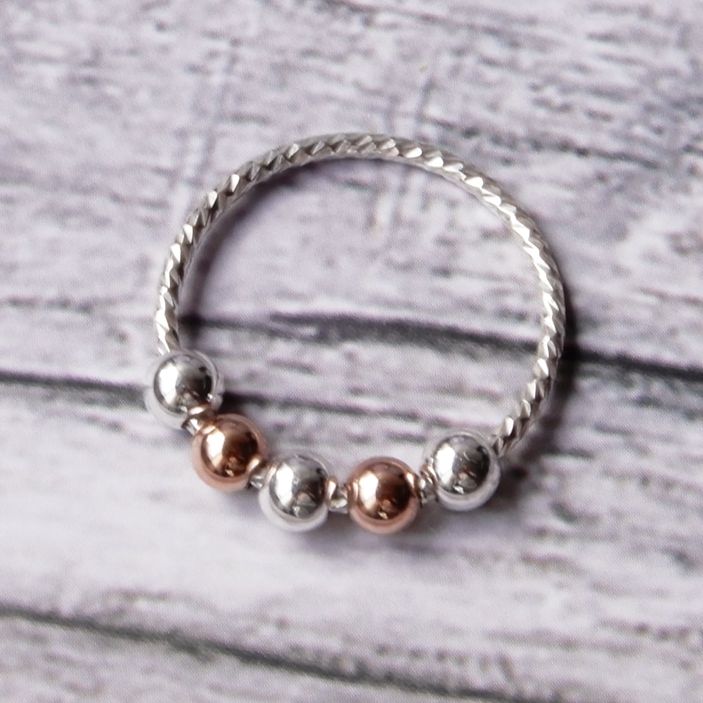 sensory fidget ring view from top