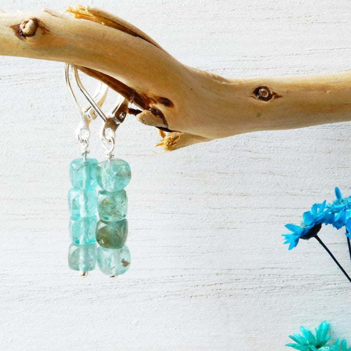 SIMPLY BEAUTIFUL | Square Gemstone Earrings