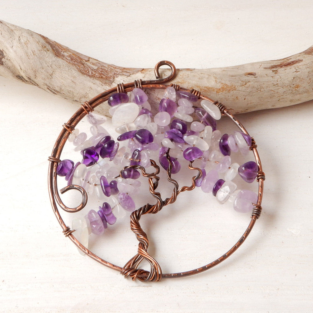 Mini Purple Crystal Suncatcher | SOPHIA