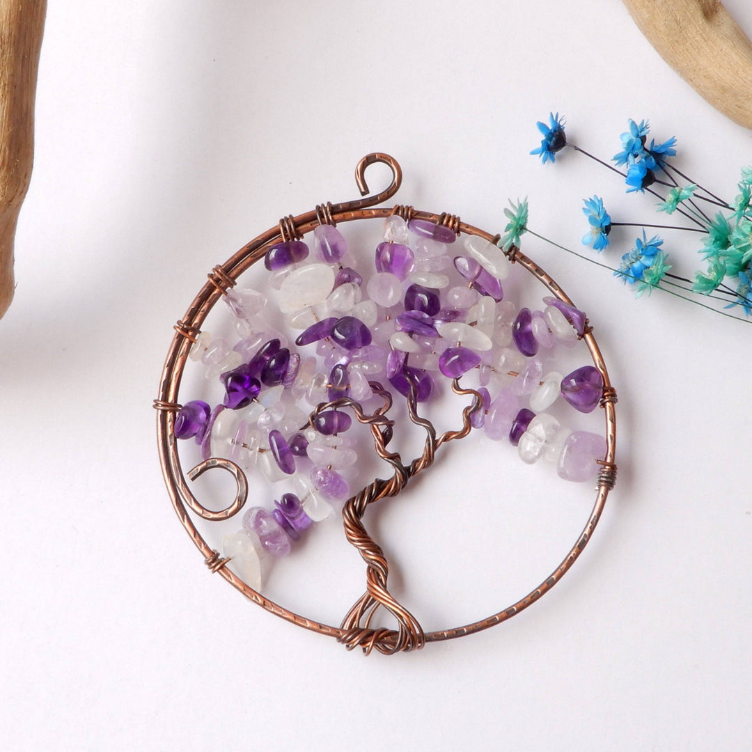 Mini Purple Crystal Suncatcher | SOPHIA