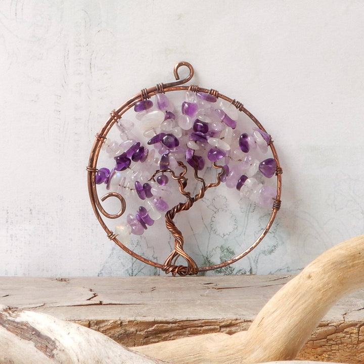 Mini Purple Crystal Suncatcher | SOPHIA