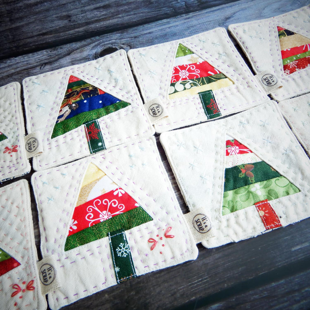 CHRISTMAS TREE COASTERS