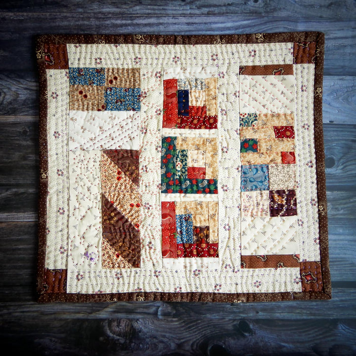 CIVIL WAR REPRODUCTION PRINT SCRAPPY TABLE TOPPER