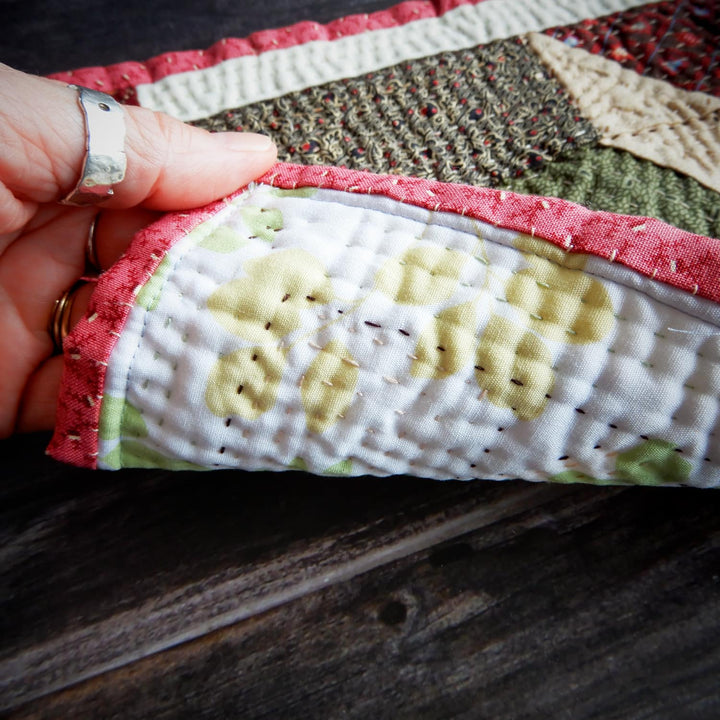 RUSTIC HANDMADE TABLE TOPPER