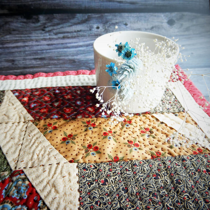 RUSTIC HANDMADE TABLE TOPPER