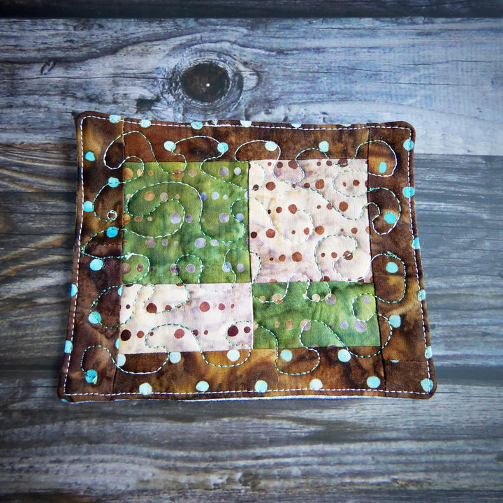 WATER SPLASH Mini Mug Rug