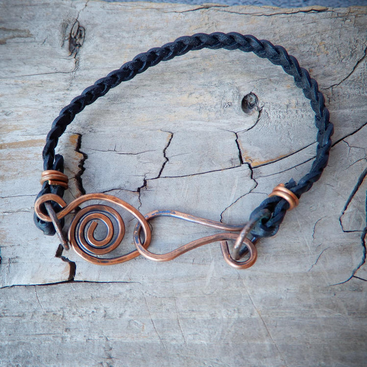 BRAIDED LEATHER BAND