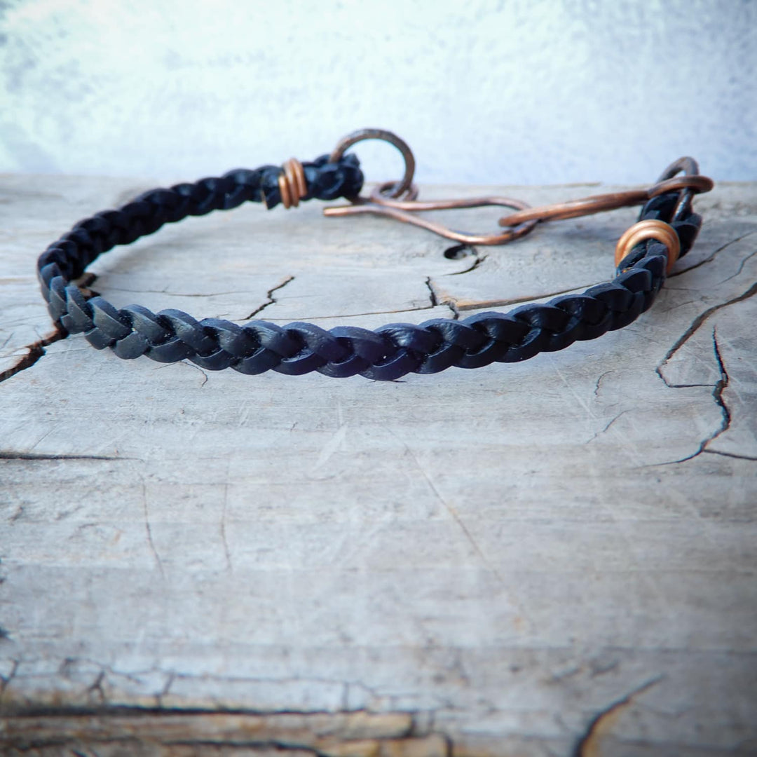 BRAIDED LEATHER BAND