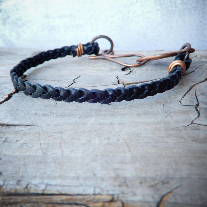 BRAIDED LEATHER BAND