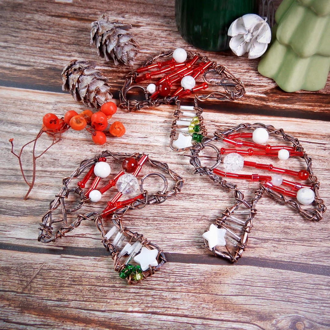 HANDMADE MUSHROOM CHRISTMAS ORNAMENT