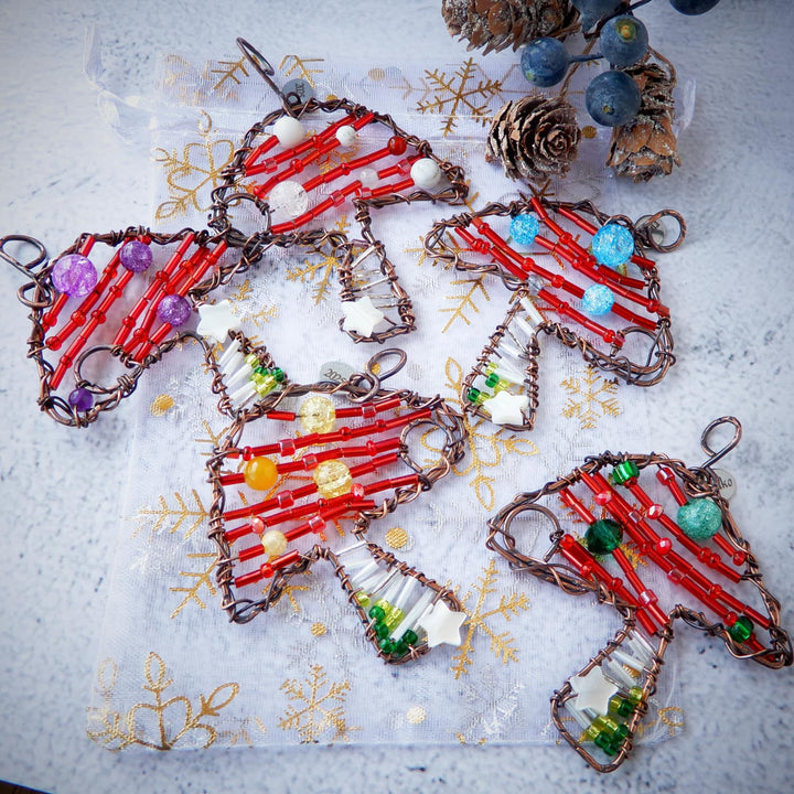 HANDMADE MUSHROOM CHRISTMAS ORNAMENT