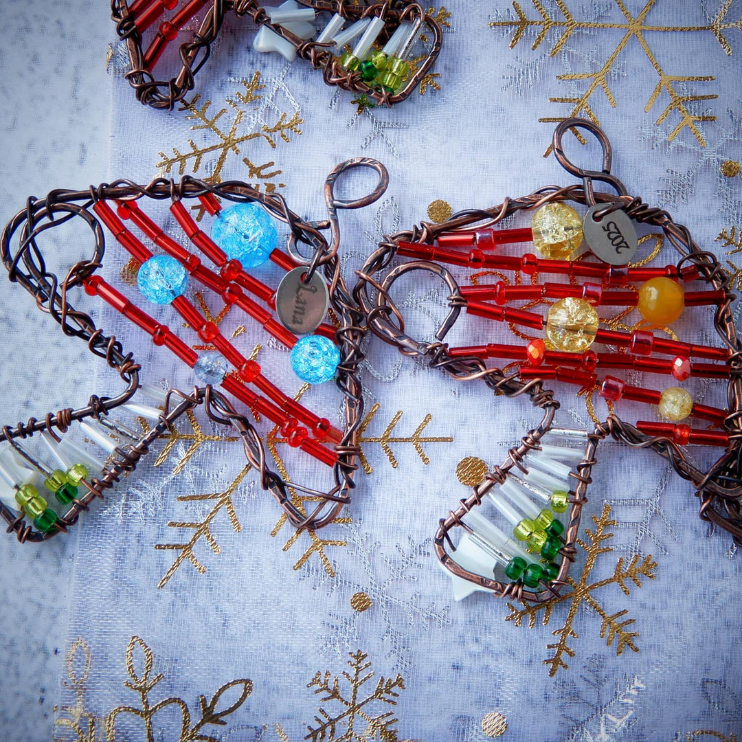 HANDMADE MUSHROOM CHRISTMAS ORNAMENT