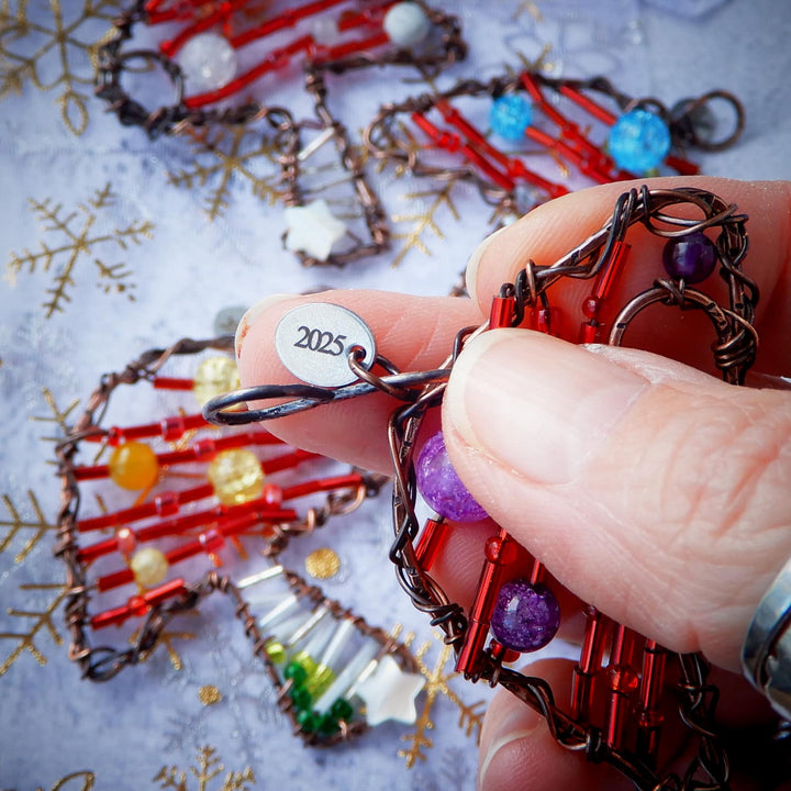 HANDMADE MUSHROOM CHRISTMAS ORNAMENT