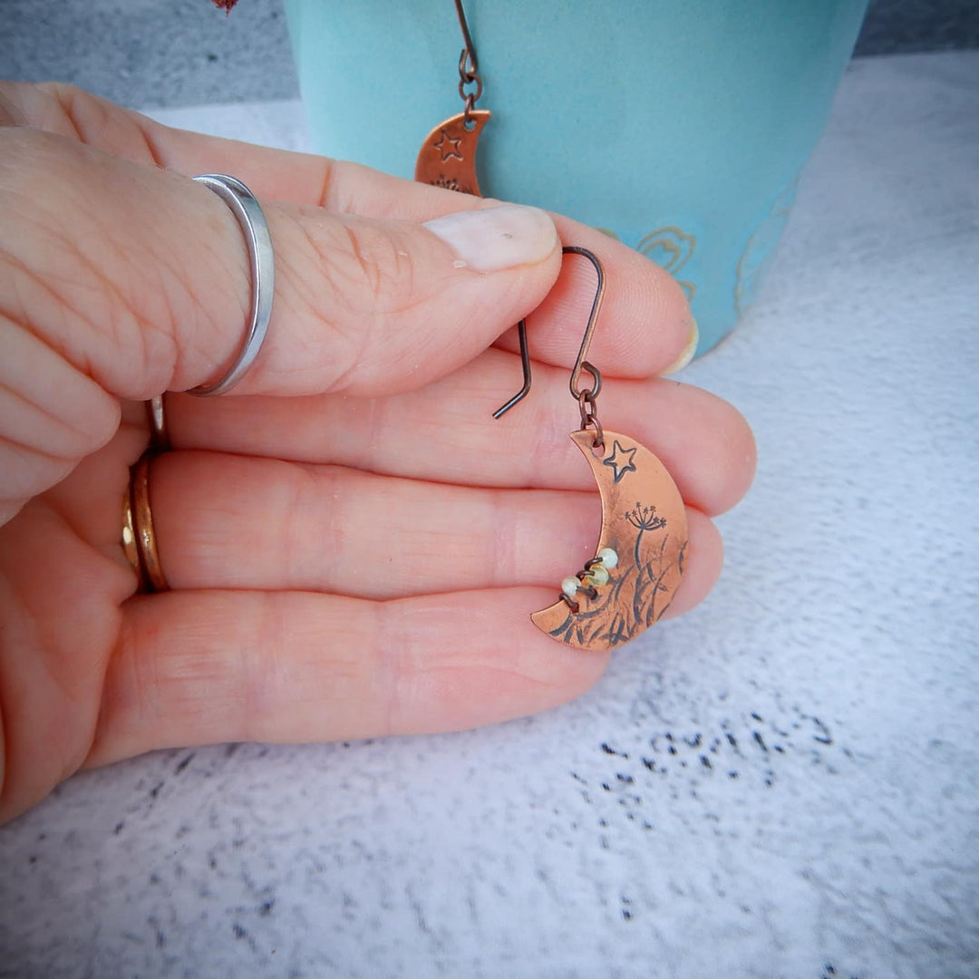 CRESCENT MOON EARRINGS