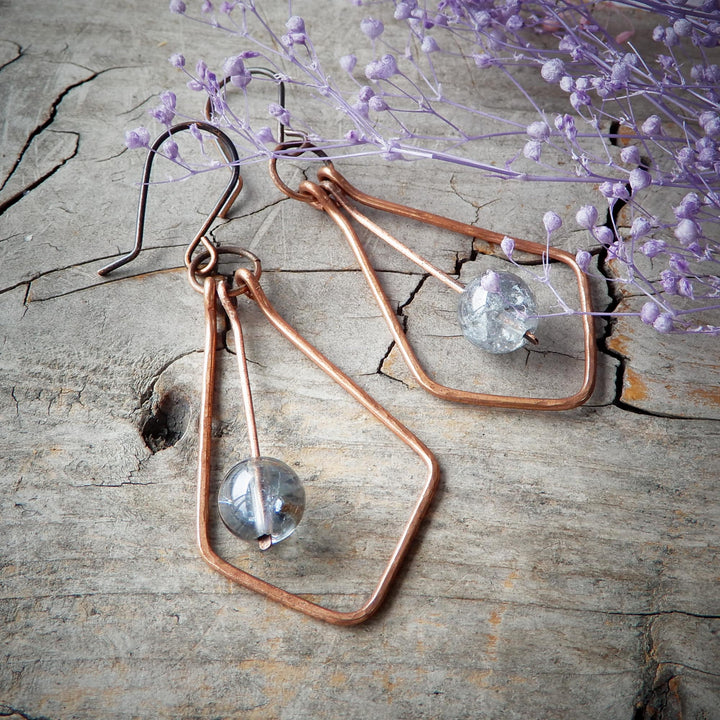 Geometric Dangle Earrings