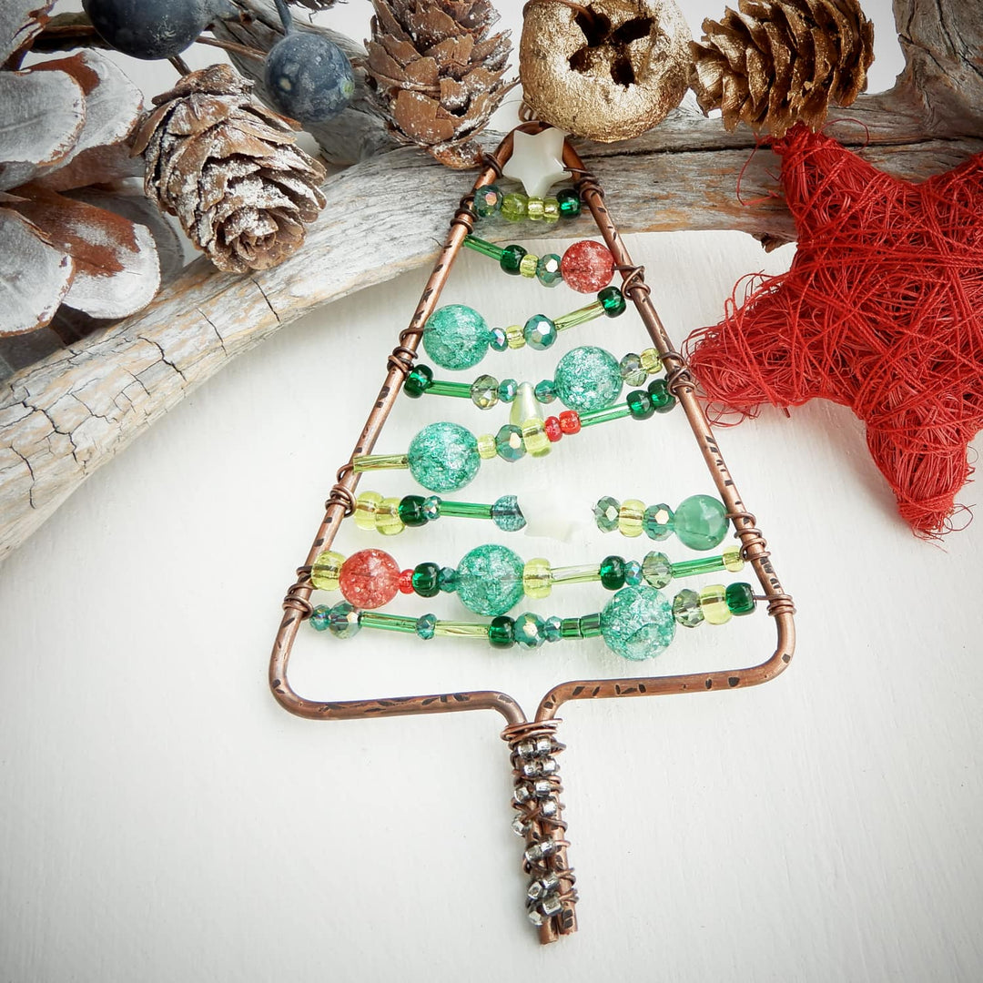 handmade christmas tree ornament