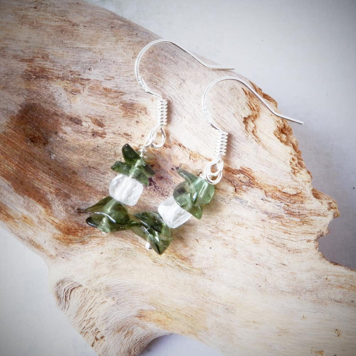 METEORITE DANGLE EARRINGS