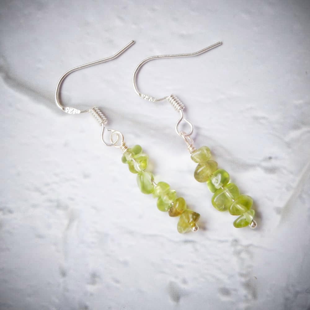 PERIDOT DANGLE EARRINGS