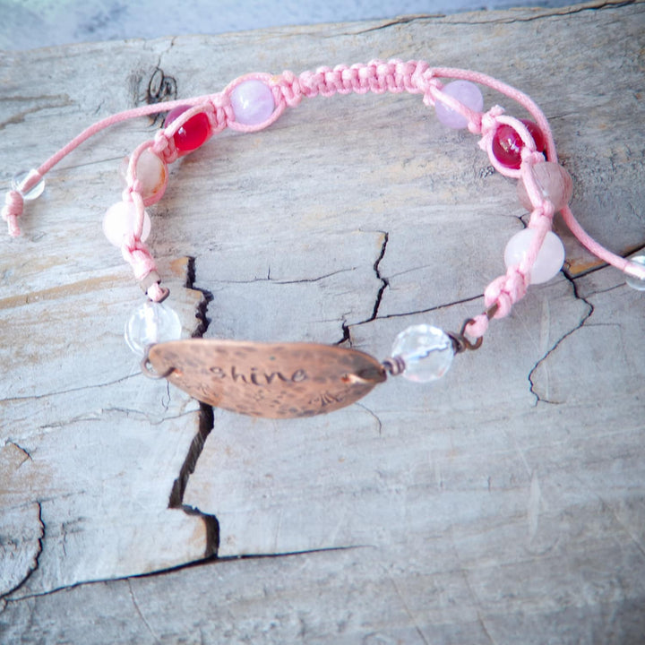 PINK SHAMBALLAH BRACELET