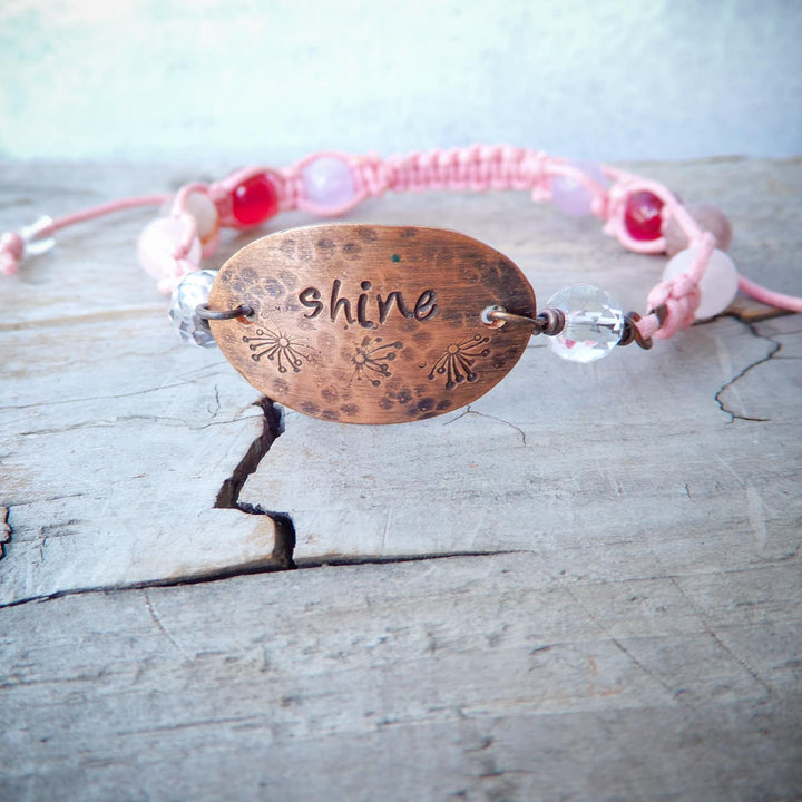 PINK SHAMBALLAH BRACELET