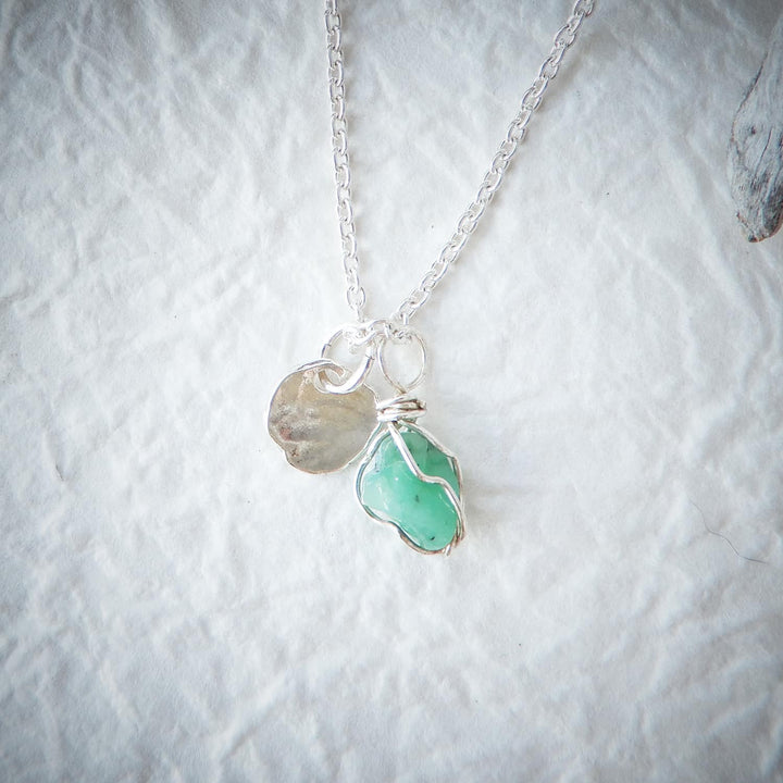 RAW EMERALD NECKLACE