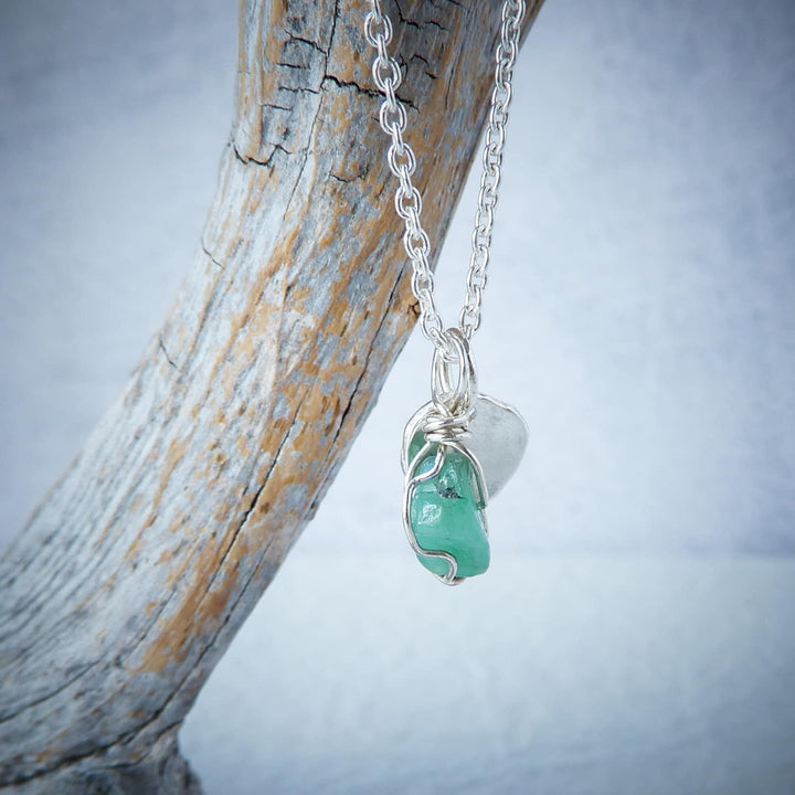 RAW EMERALD NECKLACE