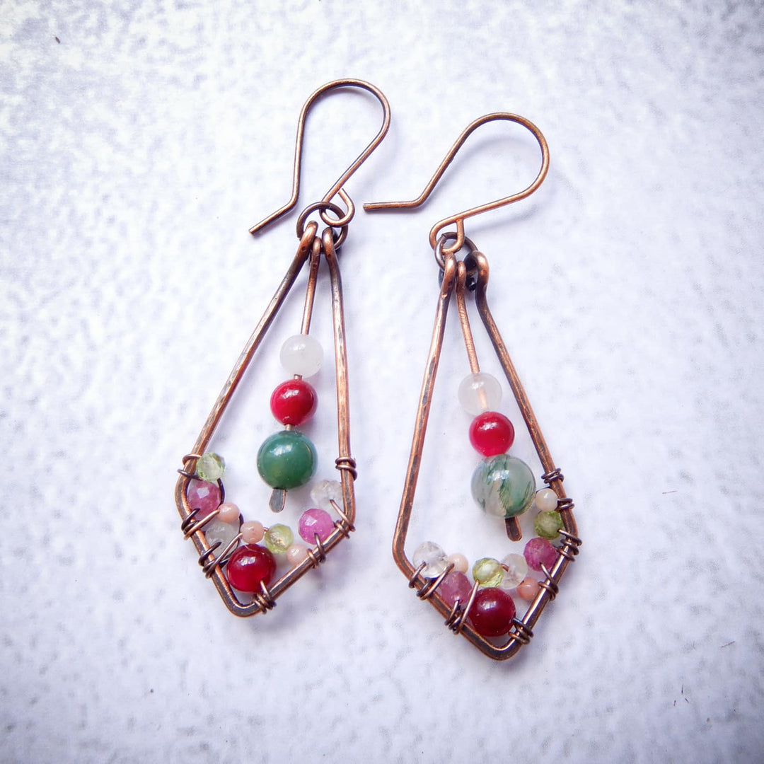 SAKURA CHERRY BLOSSOM DANGLE EARRINGS