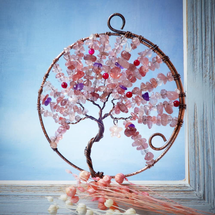 Sakura Tree of Life Sun Catcher Wall Decoration]