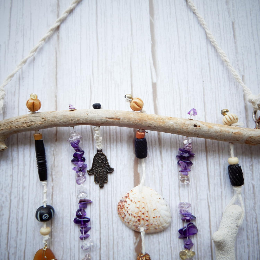 SEA SAND and SALTWATER Purple Wall Decor