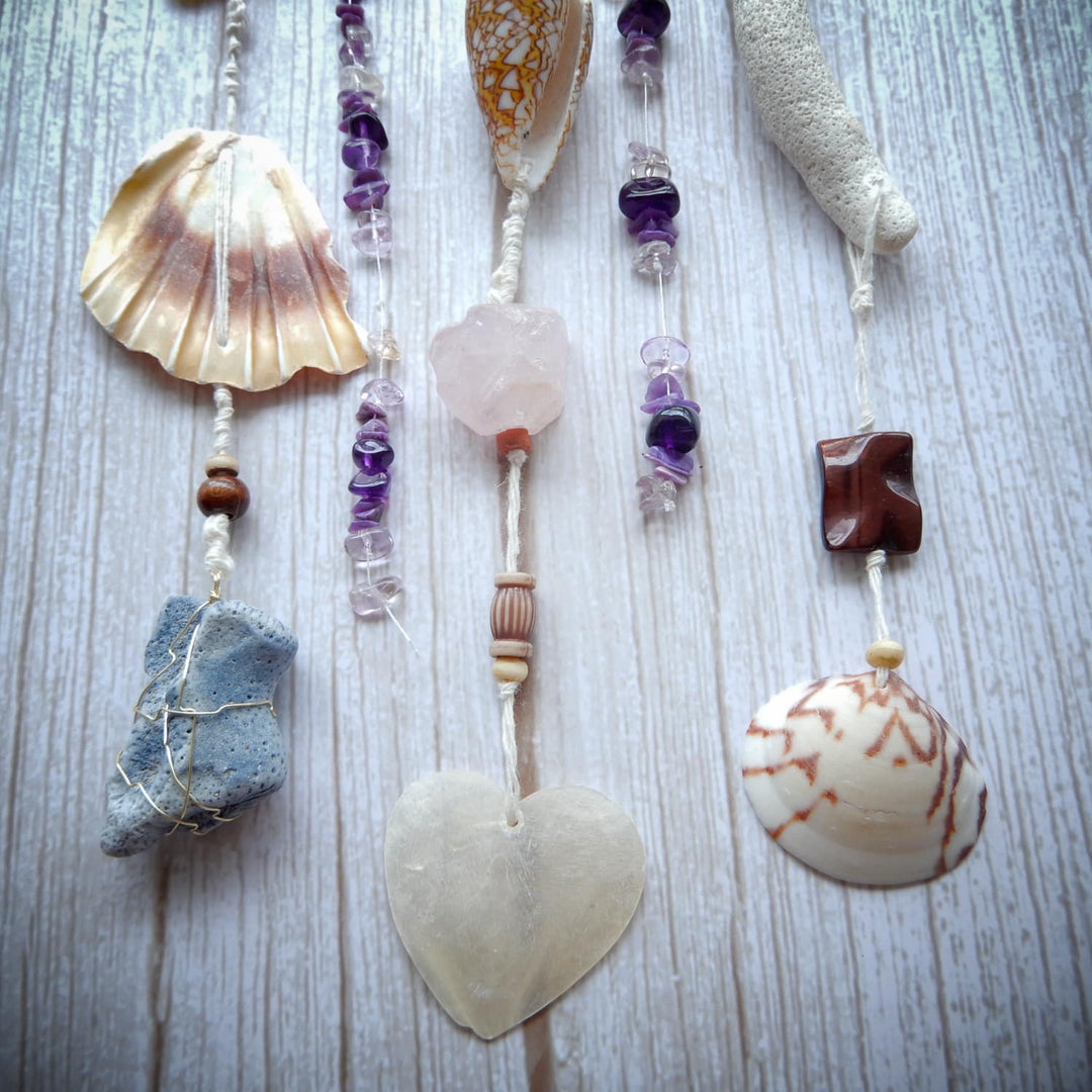 SEA SAND and SALTWATER Purple Wall Decor