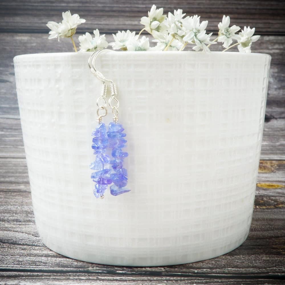 TANZANITE DANGLE EARRINGS