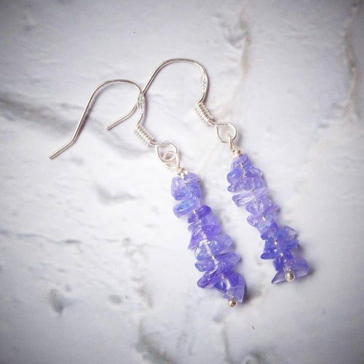 TANZANITE DANGLE EARRINGS