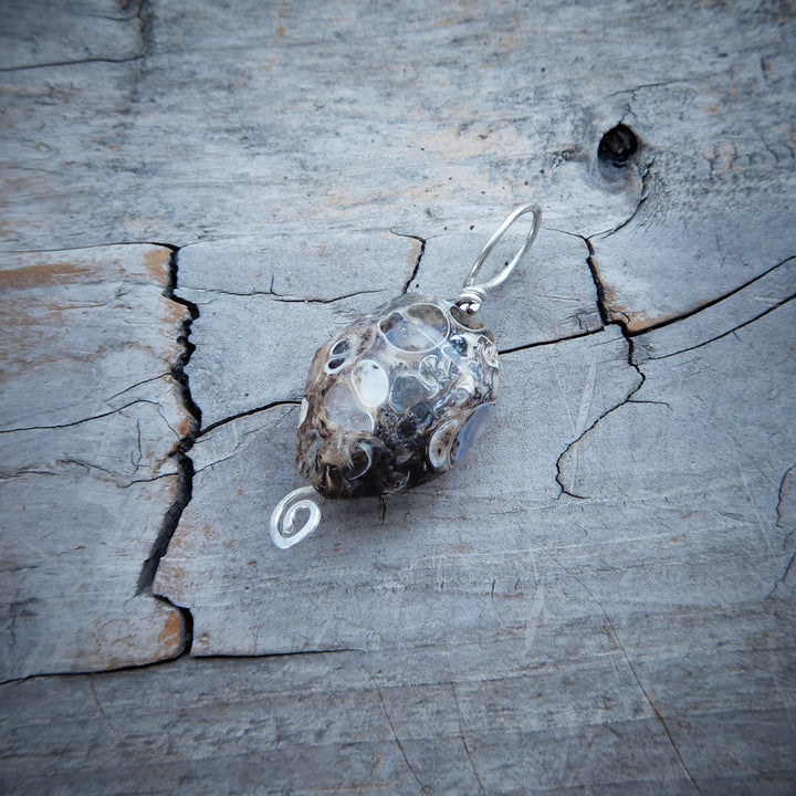 TURITELLA FOSSIL PENDANT