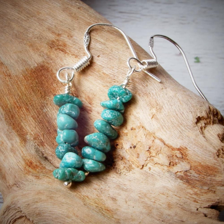 TURQUOISE DANGLE EARRINGS
