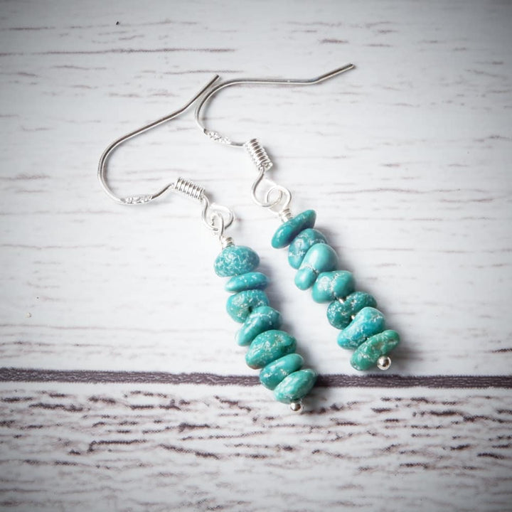 TURQUOISE DANGLE EARRINGS