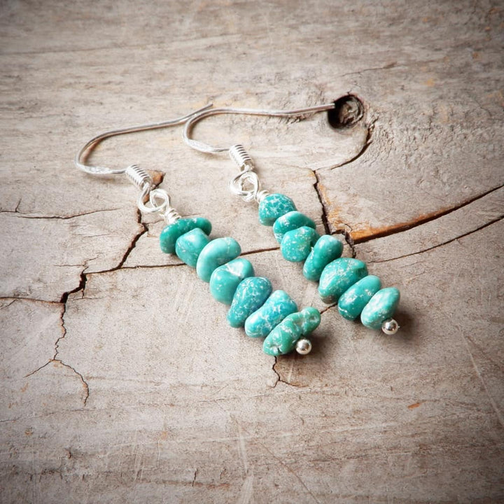 TURQUOISE DANGLE EARRINGS