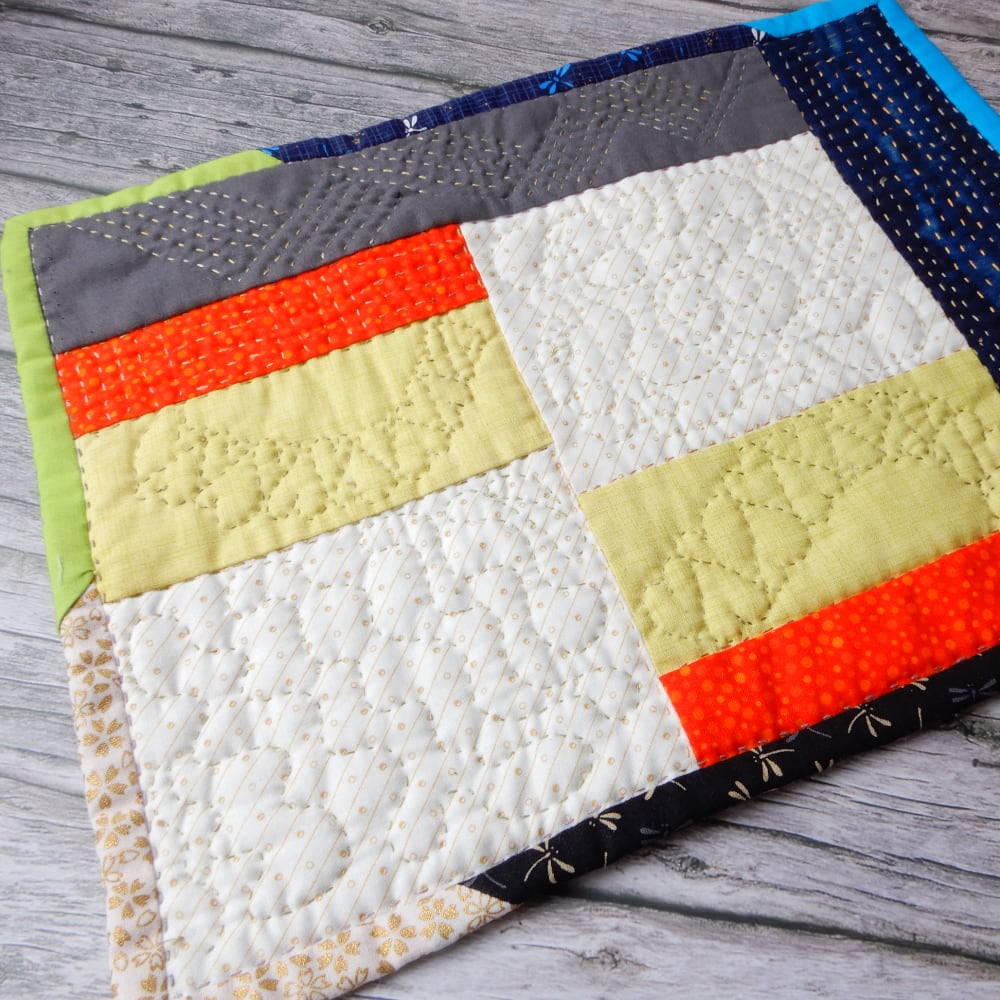 Hand Stitched Quilted Table Topper