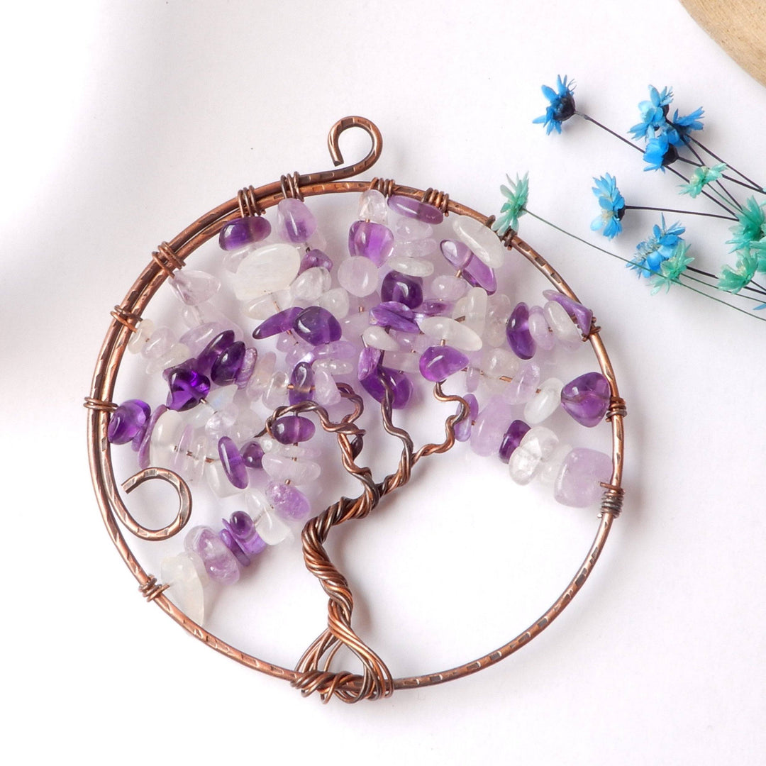Mini Purple Crystal Suncatcher | SOPHIA